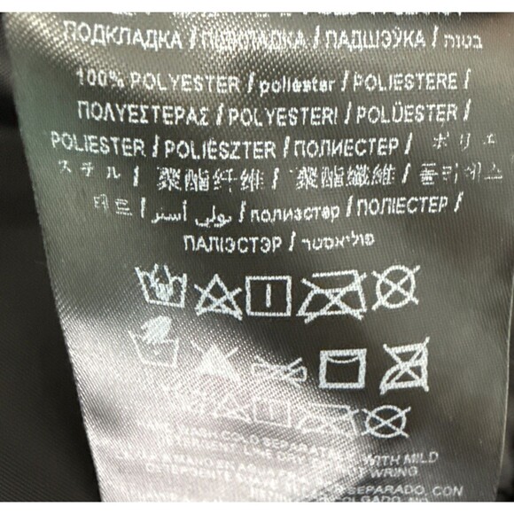 G by GUESS Moto Jacket M Black Faux Leather Zip Front Fitted Waist Trendy Chic - Picture 8 of 15